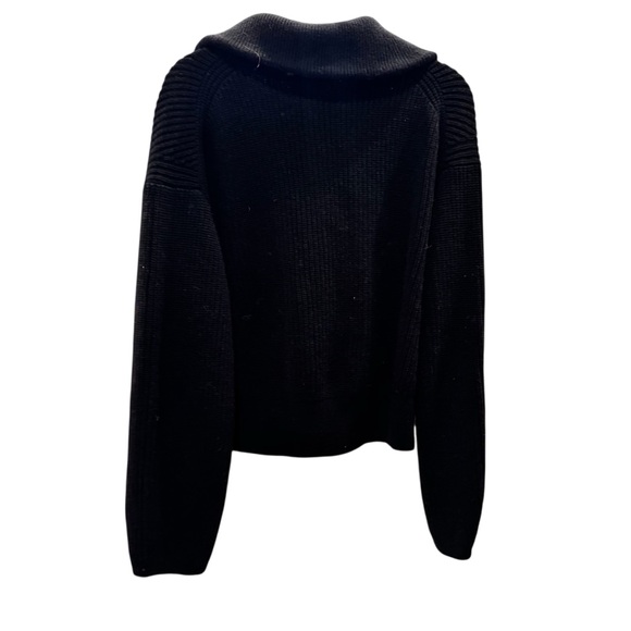 & other stories black 1/4 zip. Size M. EUC! - Picture 2 of 6